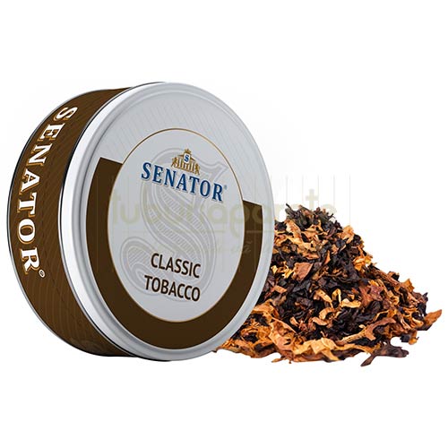 Recipient cu 20 de pliculete cu nicotina cu aroma de tutun, tarie tare marca Senator
